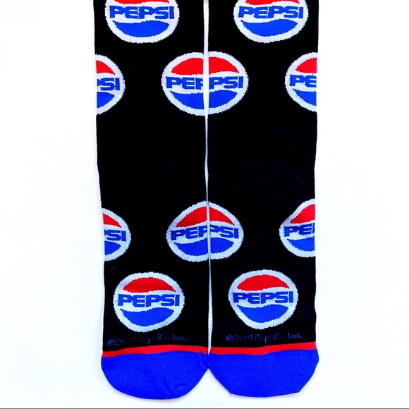 Odd Sox Pepsi Cola Soda Pop Logo Crew Socks Mens Womens Novelty Gift - Picture 6 of 7
